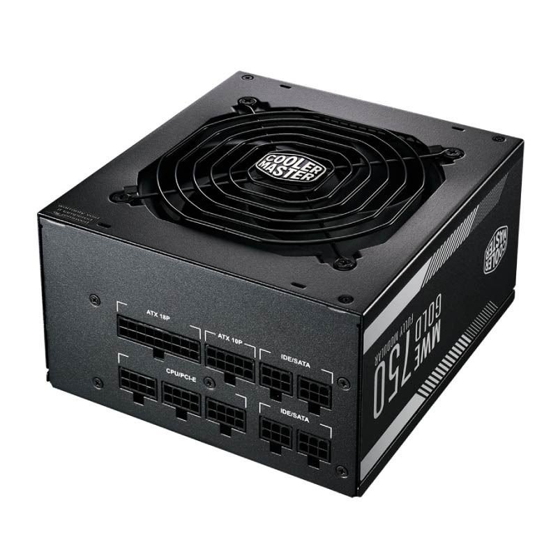 منبع تغذیه کامپیوتر کولر مستر MWE 750W Gold Full