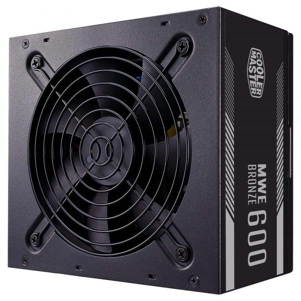 منبع تغذیه کامپیوتر کولر مستر MWE 600W BRONZE