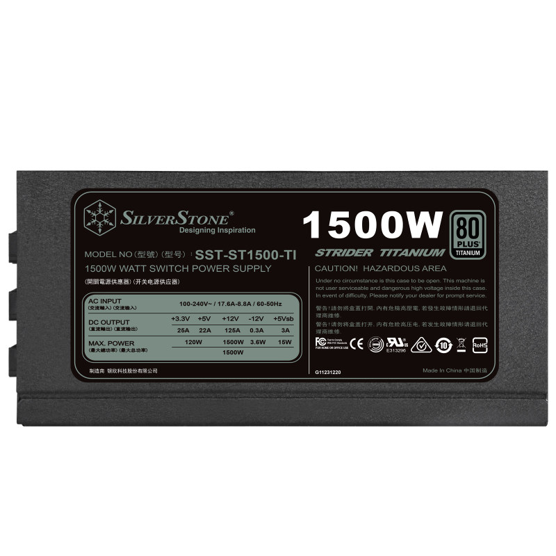 منبع تغذیه سیلوراستون SST ST1500 TI